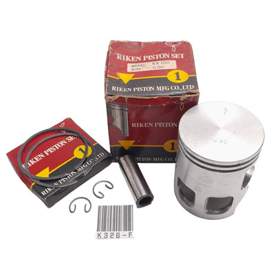 Yamaha 100 RX RX100 Piston Kit Set OS 0.50 New #36
