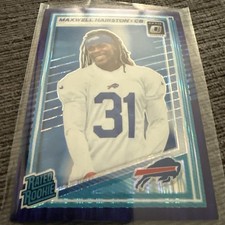 MAXWELL HAIRSTON BILLS 2025 DONRUSS OPTIC RATED ROOKIE PURPLE SHOCK