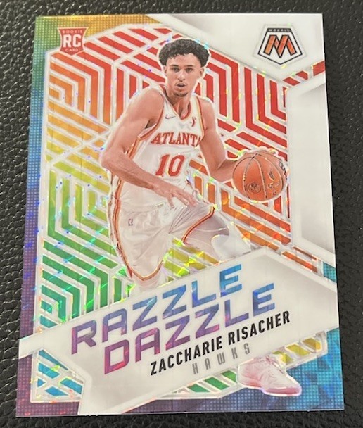 2024-25 Mosaic Basketball Zaccharie Risacher RC Razzle Dazzle Case Hit SSP