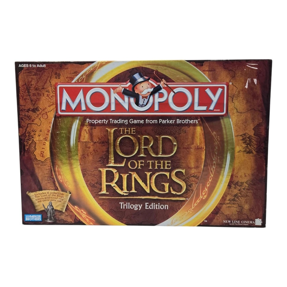 New, Open Box Monopoly - The Lord of the Rings Trilogy Edition **COMPLETE** - Image 2 of 4
