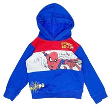 Vintage Y2K 00s Boys Spiderman Hoodie Sz 5