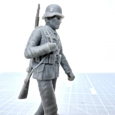 World War 2 German MARCHING Toy Soldier Military Resin 1/32 Scale WW2 Figure