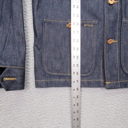 Tellason Stock Men's Size M Blue Denim Jacket Vintage Inspired Made in USA image 5