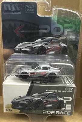 Pop Race 1:64 Toyota Supra A90 Darwin Pro 66G NWB Gray Enigma Exclusive PR64-002