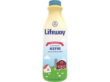 Lifeway Probiotic Original Cultured Plain Unsweetened Milk Kefir, 32 Ounce --...