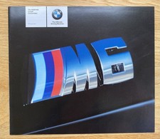 BMW M6 E64 COUPE & CONVERTIBLE U.K. PRICE LIST BROCHURE 2006 ENGLISH TEXT