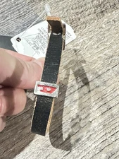 DIESEL MENS - Pulsera Loopy X Logo Leather Bracelet - Y2K Vintage  NEW! Rare!