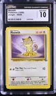 CGC 10 Meowth 56/64 Jungle 1999 Vintage Pokemon
