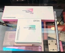 Ofra Cosmetics Makeup SET New Luxe Palette South Beach Bronzer Eyeliner 3 Piece 