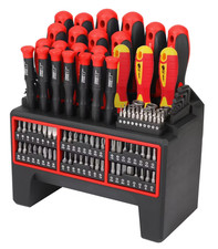 Forge Steel Mixed Angle Screwdriver Set 112 Pieces FAST AND FREE DELIVERY