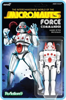 2026 Micronauts ReAction Figure Super7 - Force Commander - In Stock - Unpunched