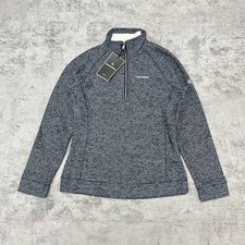 Craghoppers Womens Lilian Fleece Jacket Blue Navy UK 10 Half Zip Pockets 