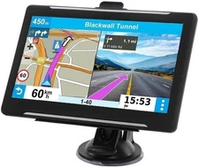 Car Truck GPS Navigation 7 Inch Touch Screen 2023 Maps Spoken Direction