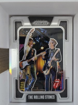 2025 Panini Prizm The Rolling Stones #15 Mick Jagger Keith Richards Card