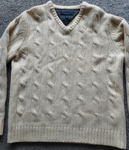 Tommy Hilfiger Cable-knit Lambswool Sweater Large - Picture 4 of 17