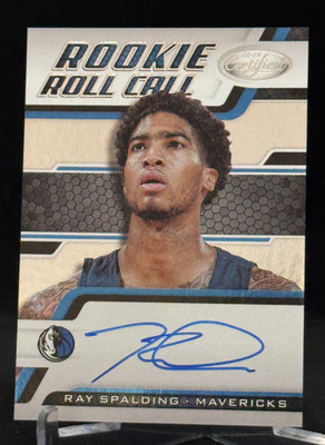 2018-19 Panini Certified Rookie Roll Call #RRC-RS Ray Spalding On Card Auto