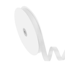 White Grosgrain Ribbon 5/8 Inch 100 Yards Gift Wrapping DIY Hair Bow Craft
