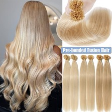 Fusion Keratin Nail U Tip Hot Bonds Russian Real Remy Human Hair Extensions 200g