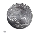 One Troy Ounce 999 Fine Silver Buffalo Round