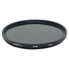Green Leaf 72mm Infrared IR Pass Filter 760nm for DSLR Camera Lens Photography