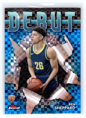 2023-24 Topps Finest Basketball Ben Sheppard Indiana Pacers D-17 /99