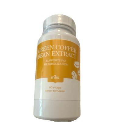 M'lis Green Coffee Bean Extract, 60 capsules, supports fat metabolization