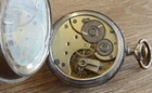 OMEGA SILVER  ANTIQUE  GENTS POCKET WATCH