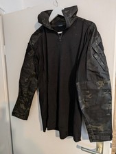 Idogear Battleshirt Kampfshirt Airsoft Multicam black in Large