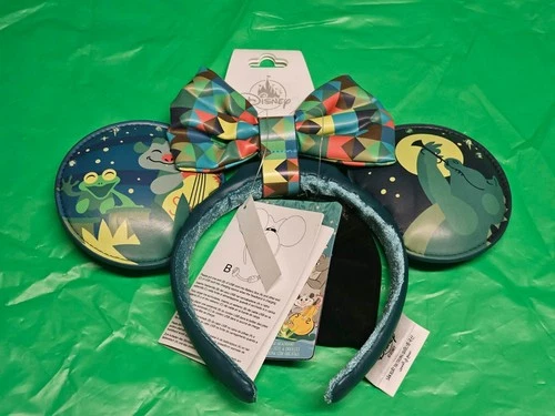 Disney Parks Tiana's Bayou Adventure Light Up Minnie Ears Headband - NEW