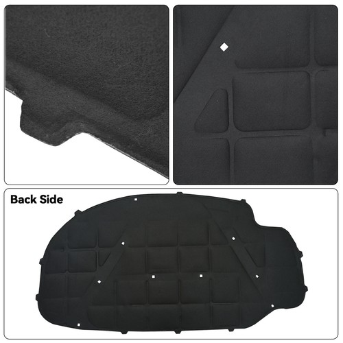 Car Front Hood Sound Insulation Pad Thermal Heat Cotton Black Mat For VW Golf 5 - Picture 2 of 6