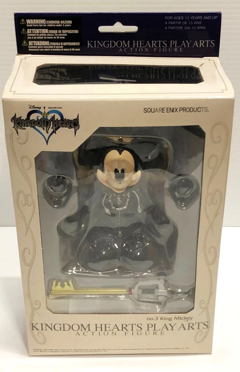 King Mickey Action Figure Kingdom Hearts Play Arts