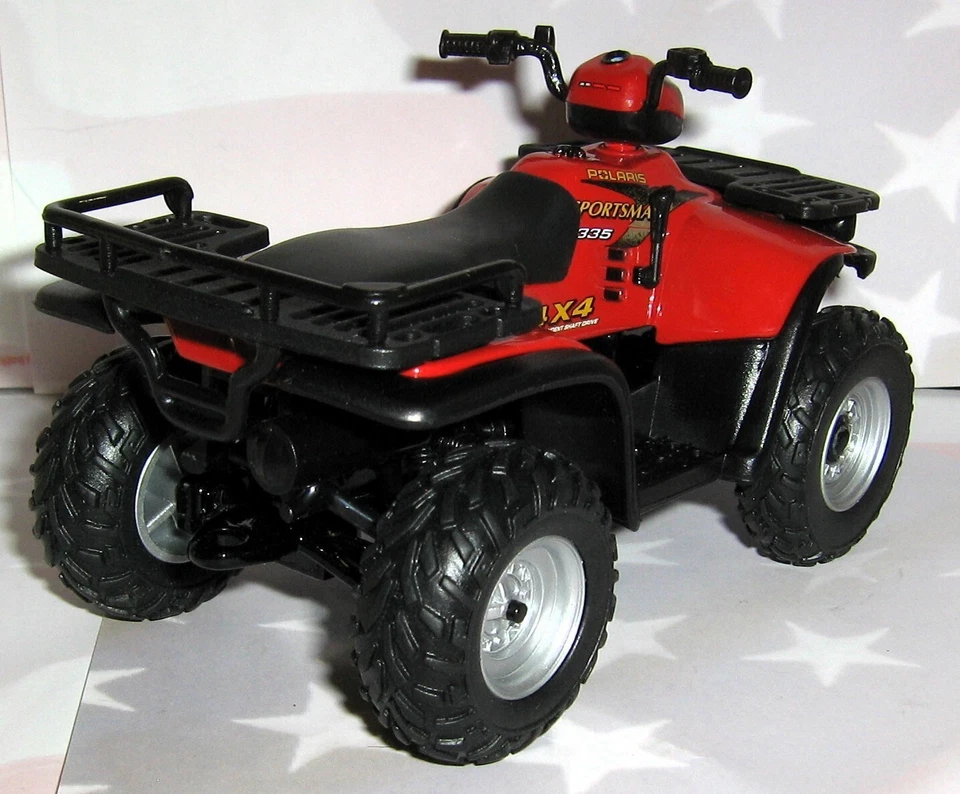 1/18 = SPORTSMAN / 2001 POLARIS 335 = 4 X 4 / ЖИДКОСТНОЕ ОХЛАЖДЕНИЕ = АВТОМАТИЧЕСКИЙ EBS ATV - Изображение 2 из 4