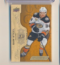 2018-19 Upper Deck Engrained Rookie 57 Sam Steel /299 Anaheim Ducks