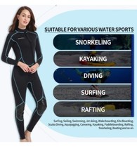 Sea Skin Full Body Wet Suit Front Zip Diving Snorkeling Surfing Swimming SZ S