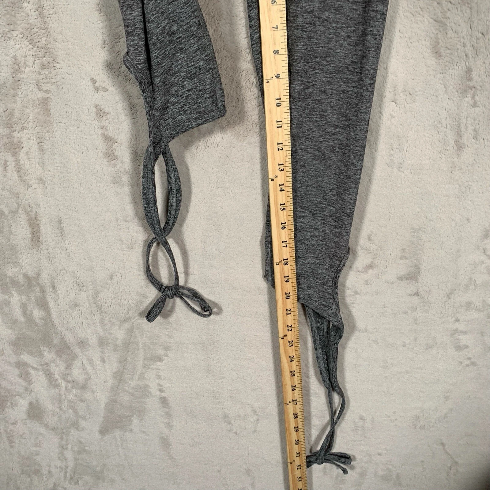 beyond-yoga capri heather ankle tie leggings