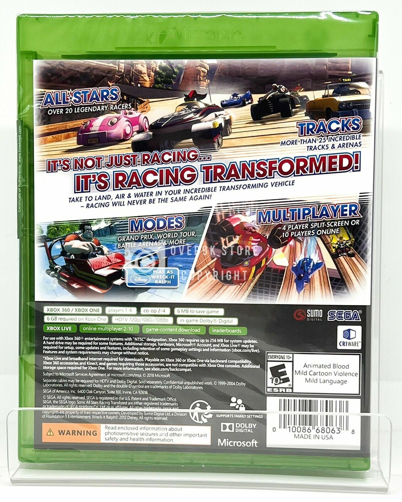 Jogo Sonic & All Star Racing Transformed Xbox 360 Sega em Promoção é no  Bondfaro