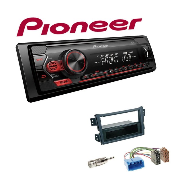 Pioneer 1-DIN Autoradio USB AUX Android Einbauset FüR Opel Agila 2008-2014-image