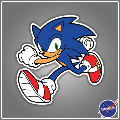 Sonic The Hedgehog Retro Vinyl Decal Sticker Size:3''-12''