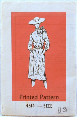 PARADE PATTERNS MAIL ORDER Dress SIZE 12 #4514 VINTAGE