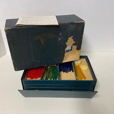 Vintage 1920s Mahjong Ancient Game Of Mandarines China Complete W Box & Book