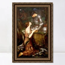 Framed Art Lamia 1905 by John William Waterhouse Wall Art 22"x32"
