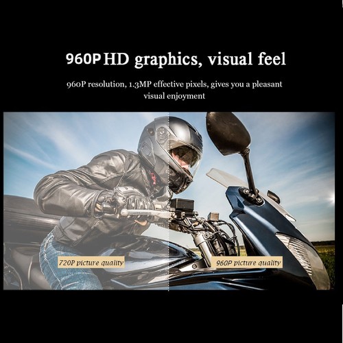 Casco de bicicleta motocicleta cámara HD 960P impermeable videocámara DV con - Imagen 12 de 24
