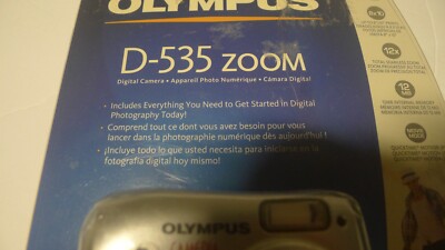 Olympus CAMEDIA D-535 Zoom 3.2MP Digital Camera - Silver for sale