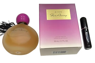 Avon FAR AWAY Eau De Parfum Perfume AND Travel Spray 1.7 oz