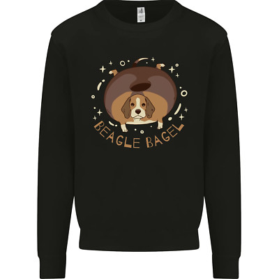 Beagle Bagel lustiges Hund Kinder Sweatshirt Pullover