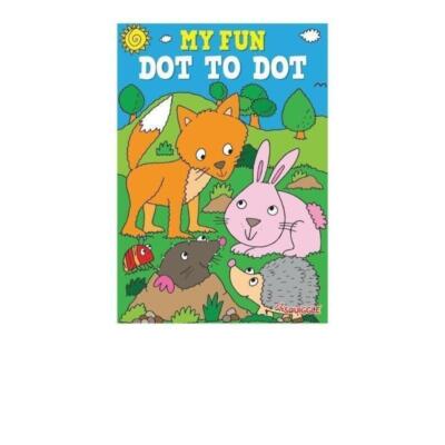 A4 Kids Children Dot to Dot Books Fun Activity Puzzle Colouring Books Learning