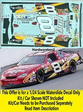 NASCAR DECAL # 8 BUD MLB ALLSTAR GAME 2002 MONTE CARLO D. EARNHARDT Jr. 1/24
