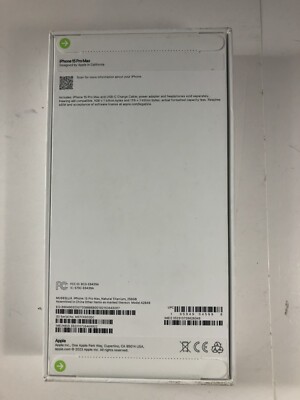 Apple iPhone 15 Pro Max - 256 GB - Natural Titanium (AT&T)
