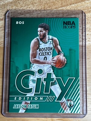 2021-22 Panini NBA Hoops Jayson Tatum City Edition Boston Celtics - Main Image