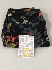 OS One Size Lularoe Leggings Gorgeous Multicolor Floral NWOT New